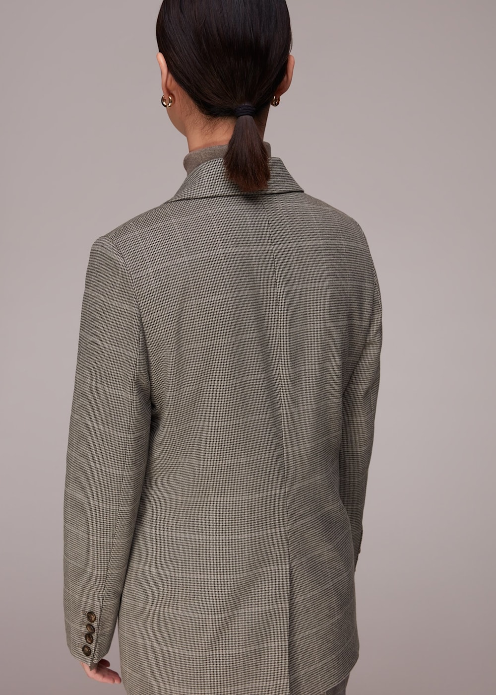 Whistles check blazer clearance