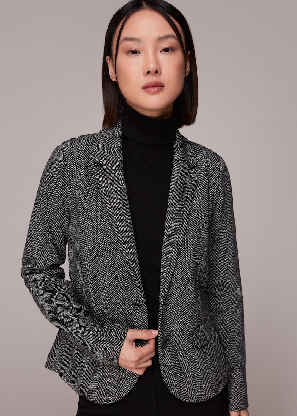 Whistles slim drawn coat hotsell