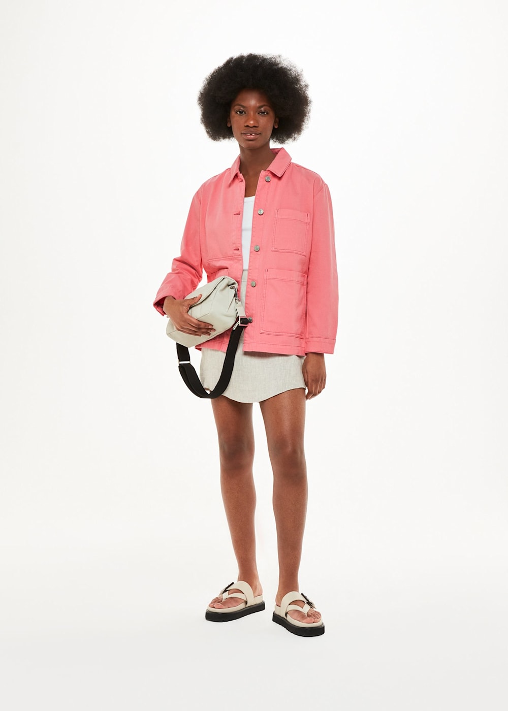 Pink Sylvia Jacket WHISTLES Whistles UK