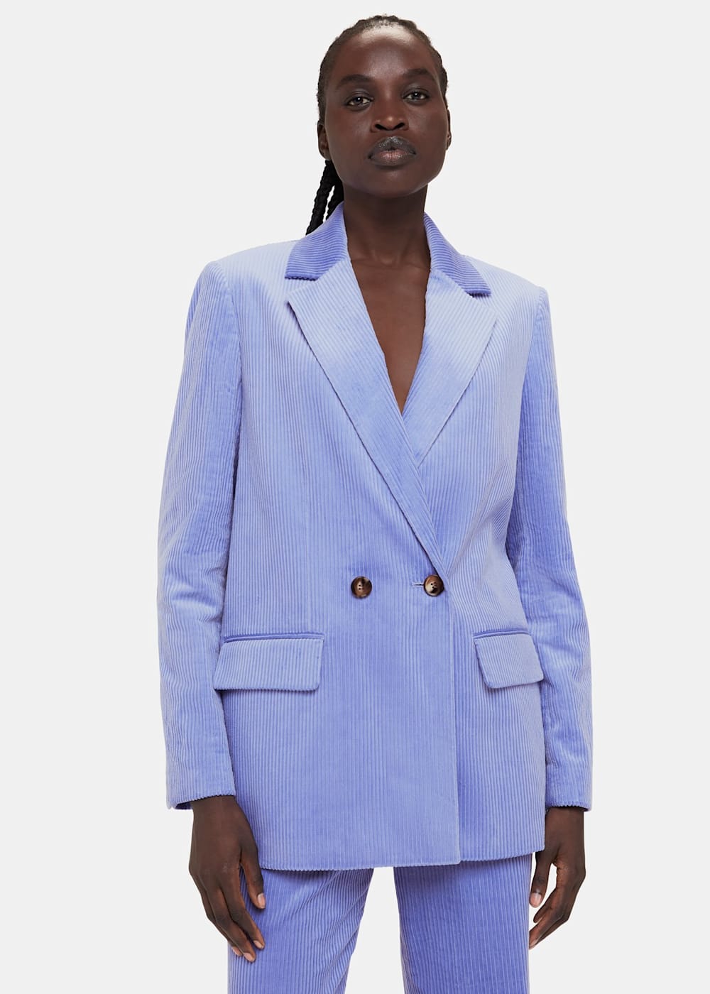 Lilac Lalia Cord Blazer WHISTLES Whistles UK