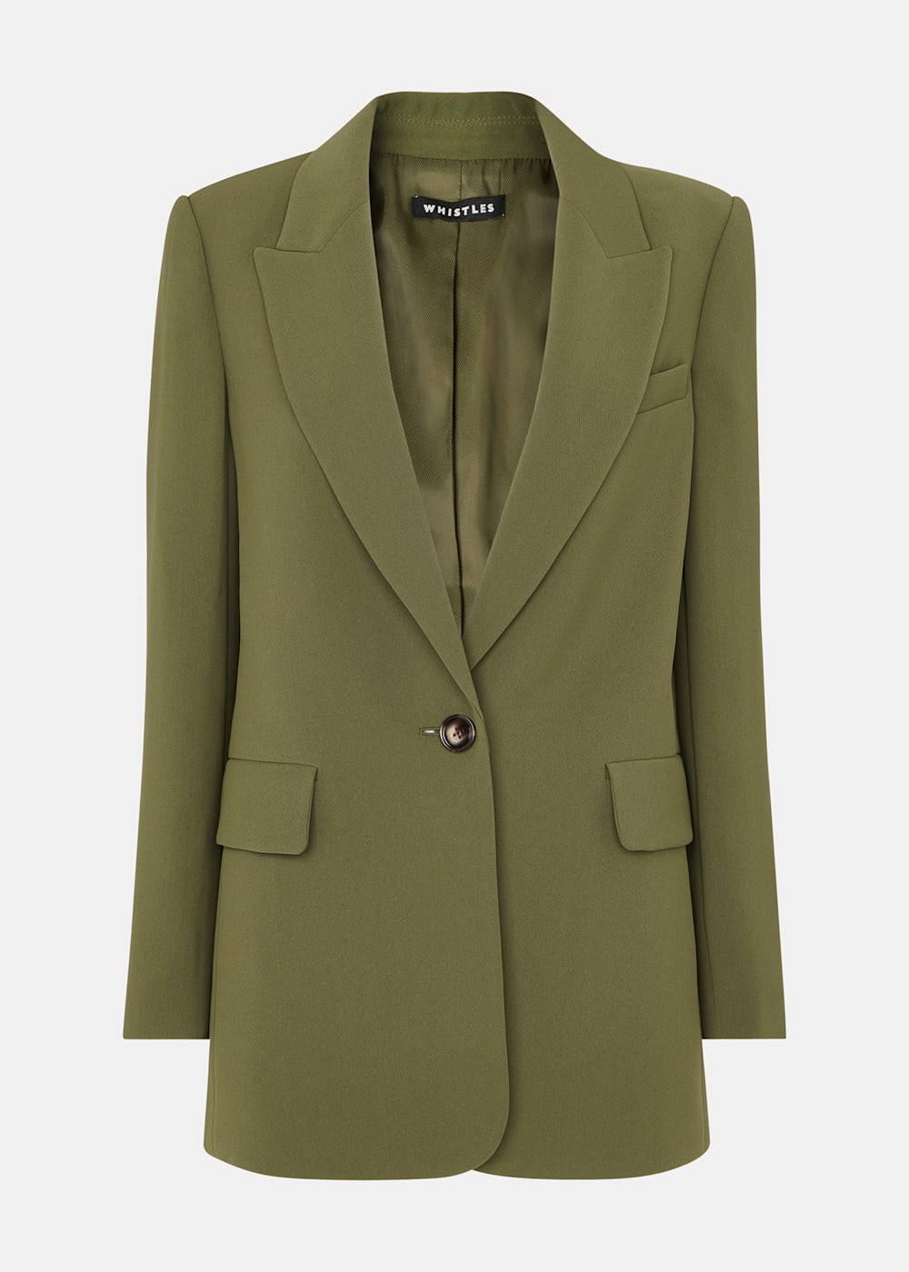 Khaki boyfriend blazer hotsell