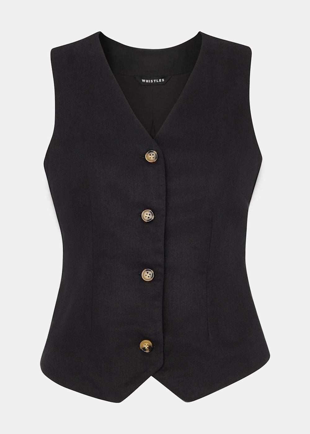 Ladies black waistcoat uk on sale