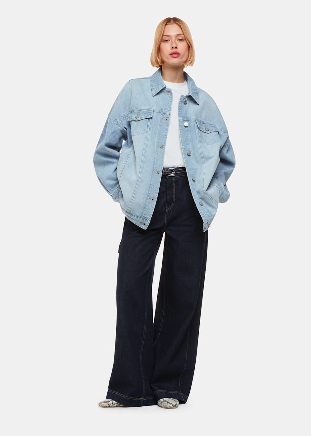 Oversized jacket jeans on sale