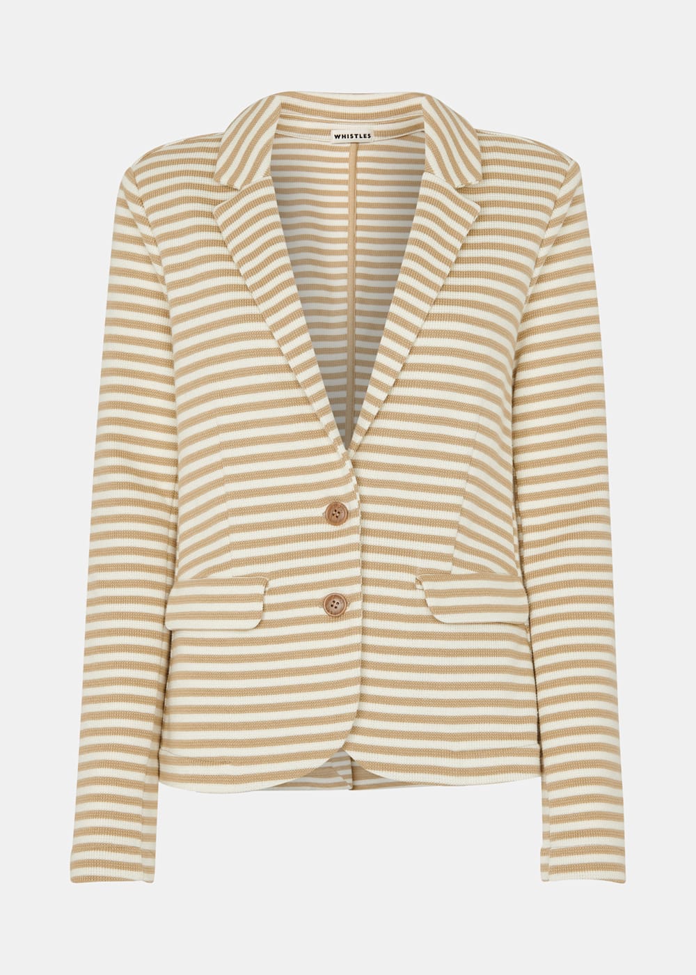 Whistles Ivory Slim Jersey Jacket Whistles Ivory Slim Jersey Jacket