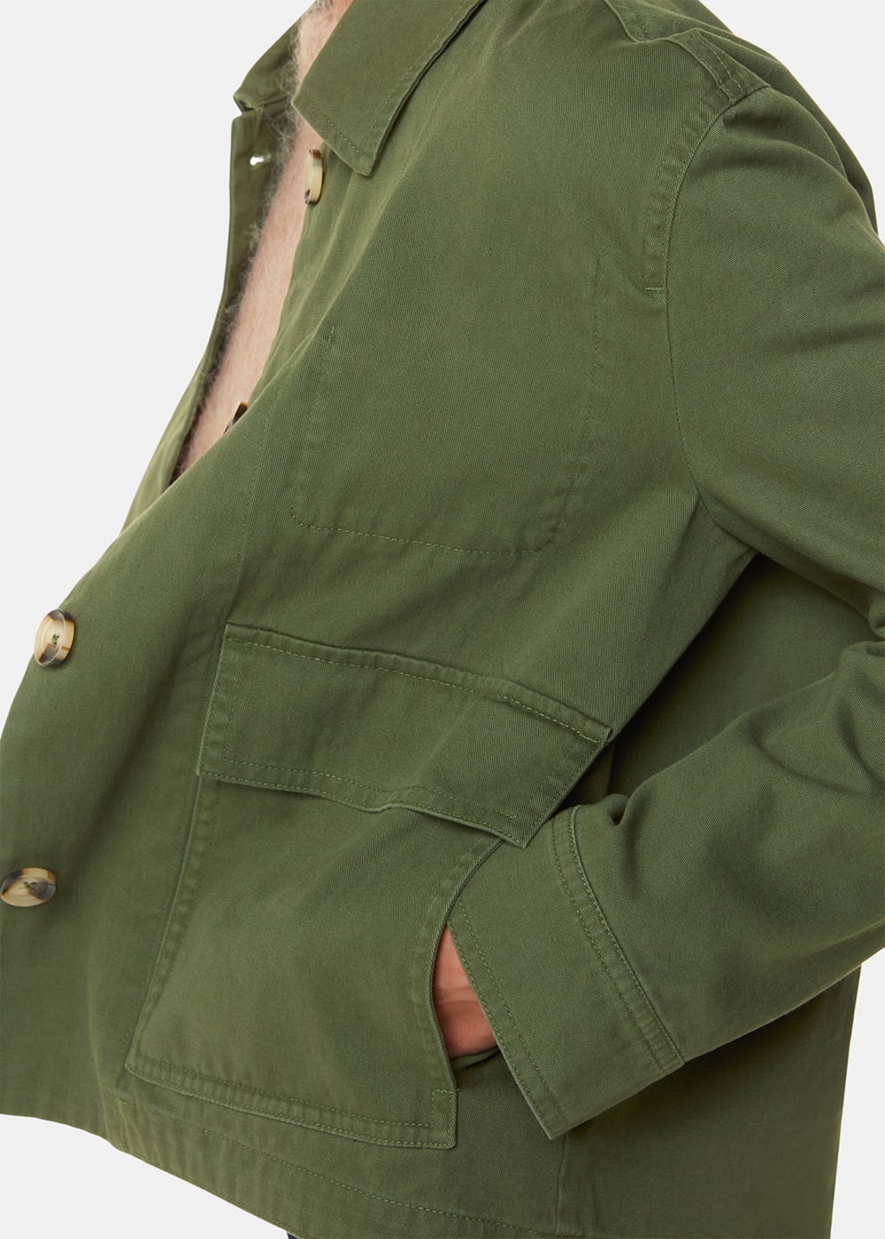 Whistles Marie Casual Jacket Dark Green Whistles Marie Casual Jacket Dark Green