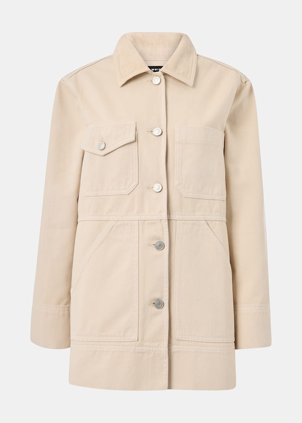 Neutral Jo Utility Jacket WHISTLES Whistles US