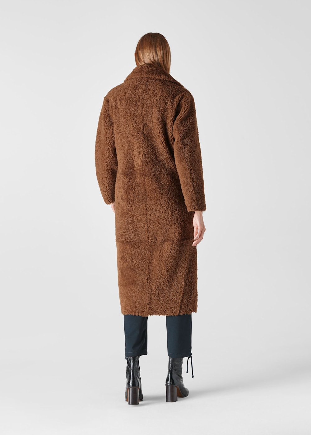 Tan teddy coat sales