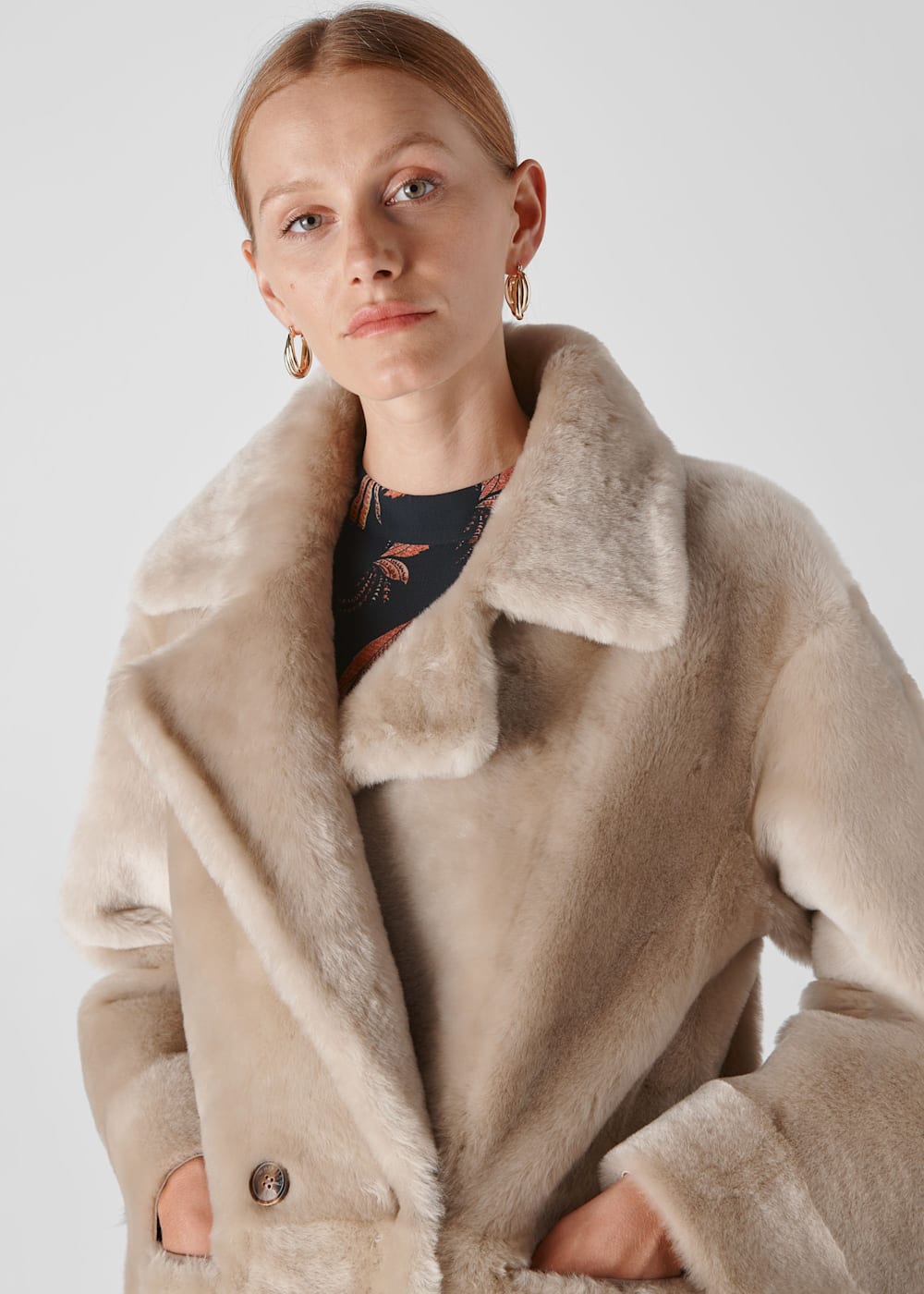 Cheap shearling coats new arrivals