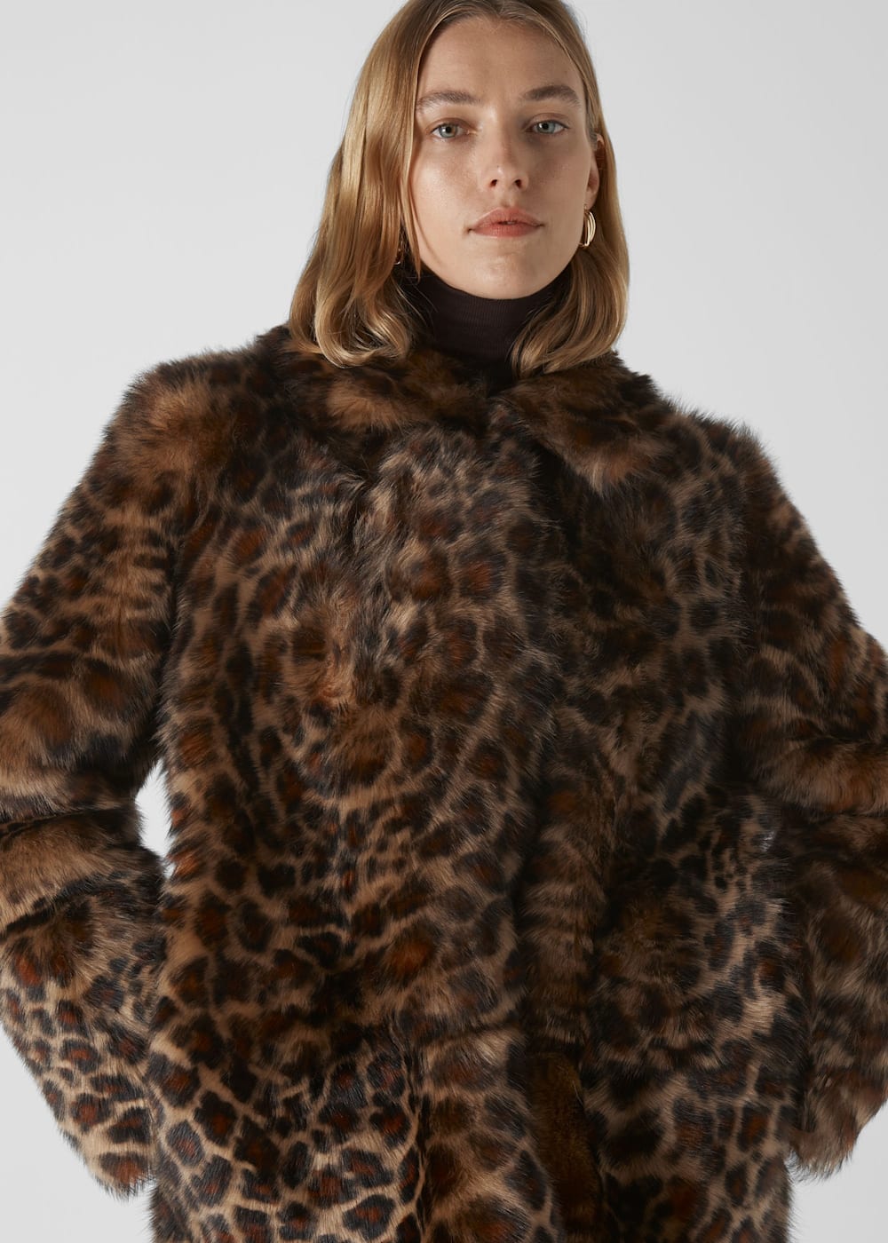 Leopard print coats for sale hot sale