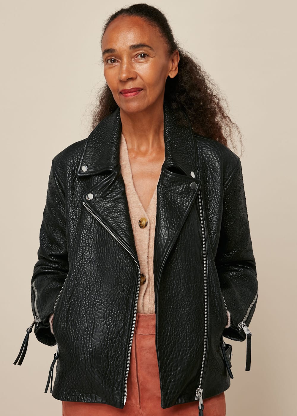 Whistles mix biker jacket new arrivals