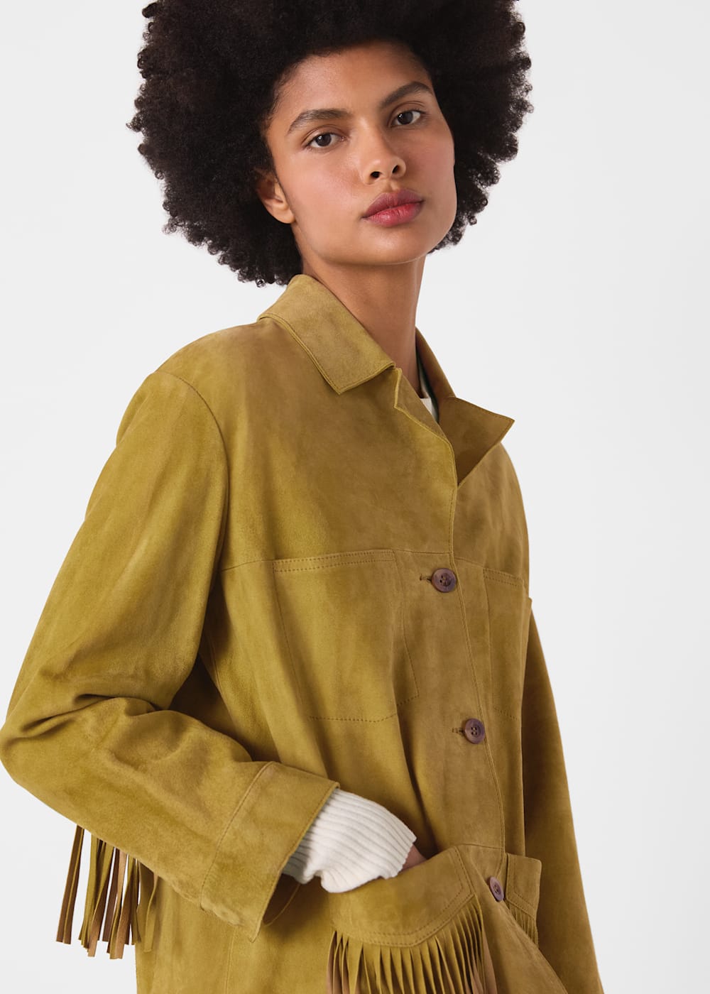 Whistles turner suede jacket hotsell