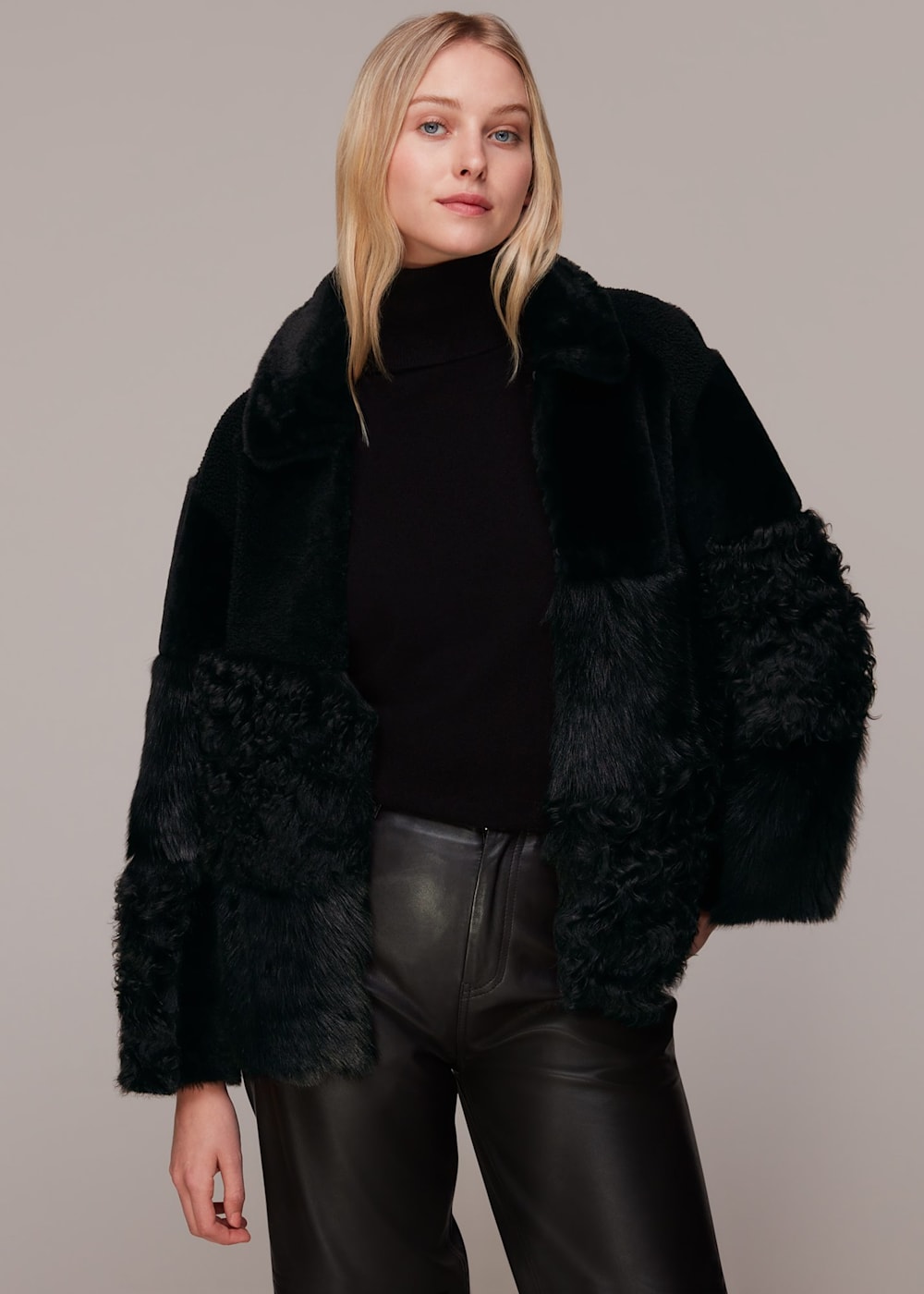 Whistles sheepskin coat on sale