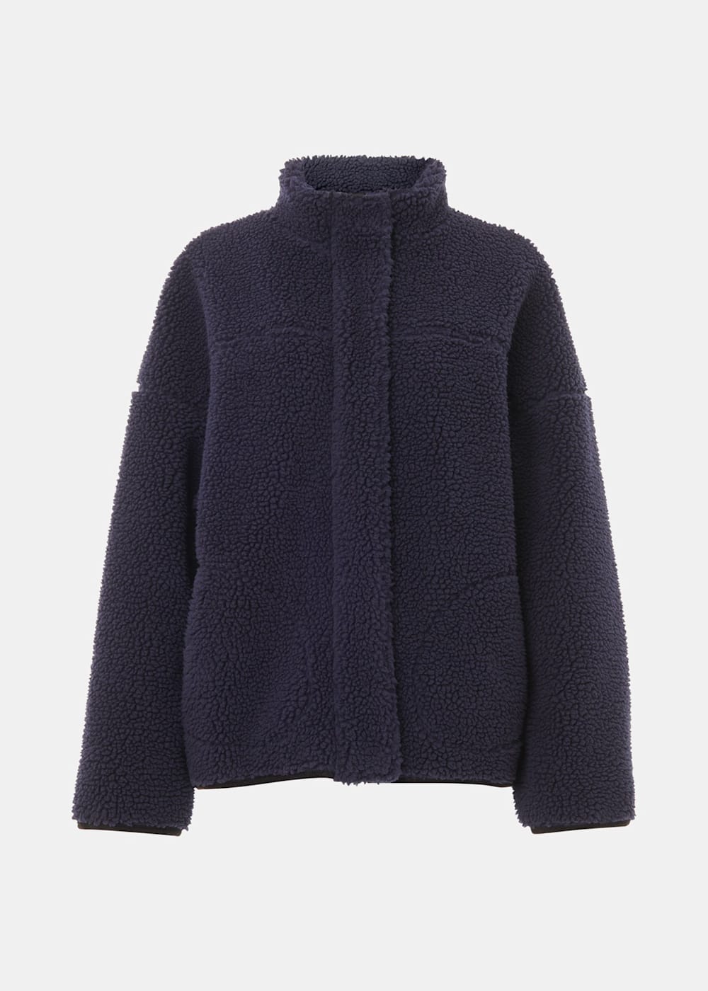 Navy teddy jacket new arrivals