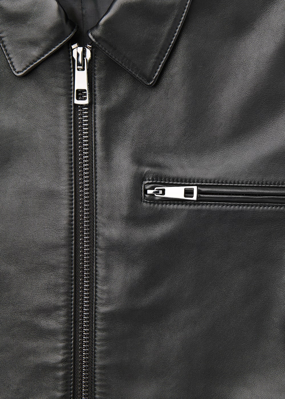 Whistles black leather jacket hot sale