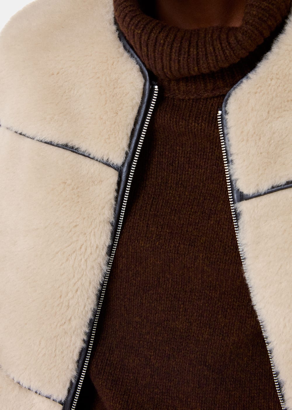 Shearling waistcoat best sale