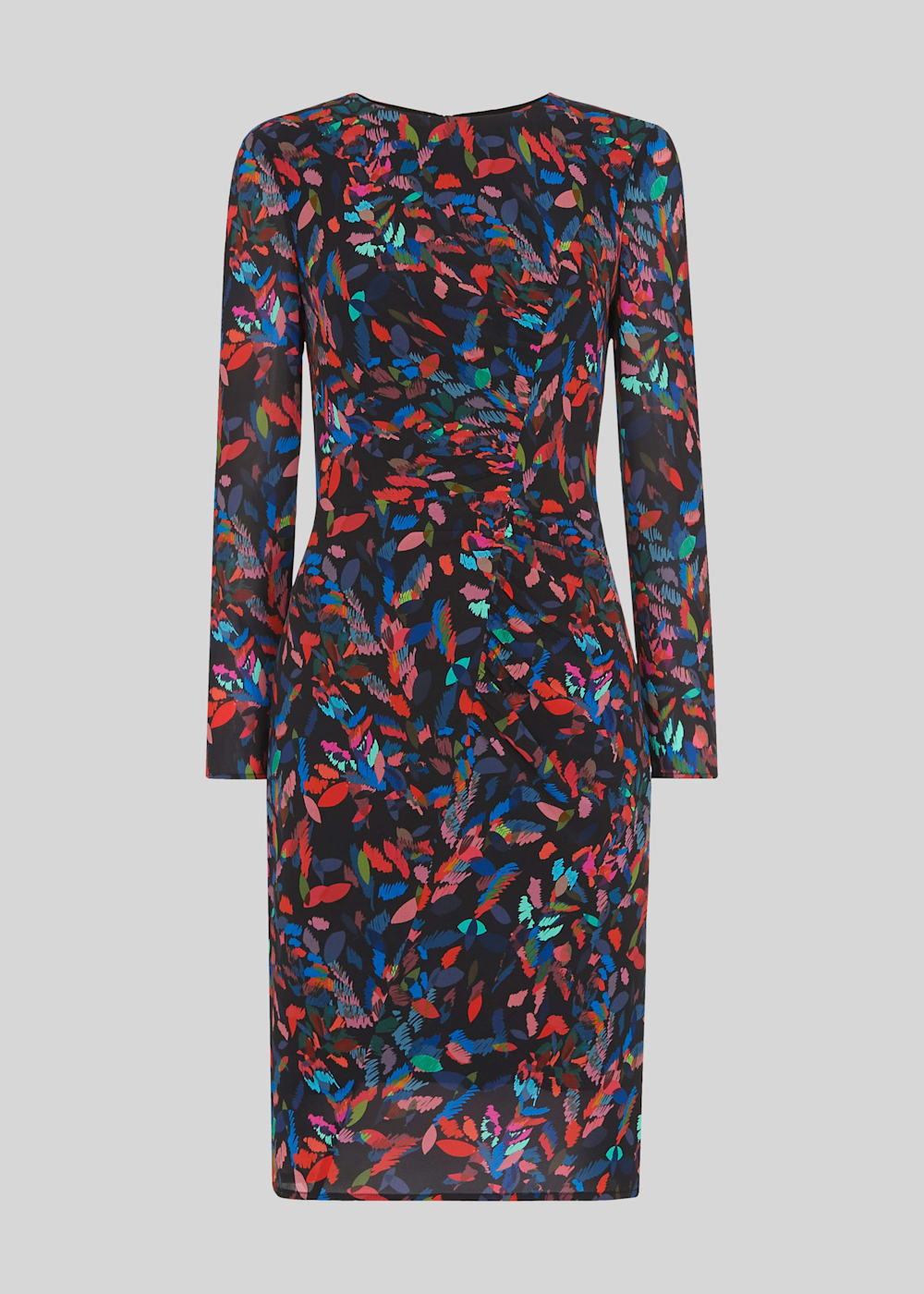 Whistles adelaide print silk bodycon hot sale