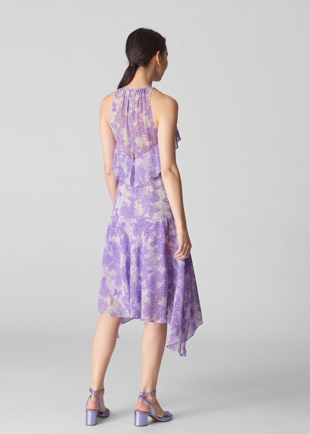 Whistles lilly lips print dress 2025