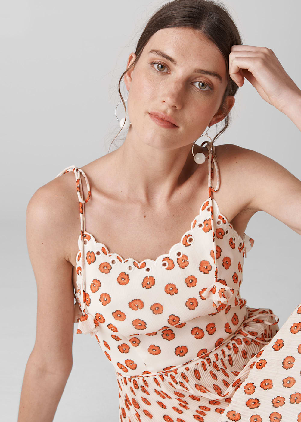 Whistles salome lenno dress store