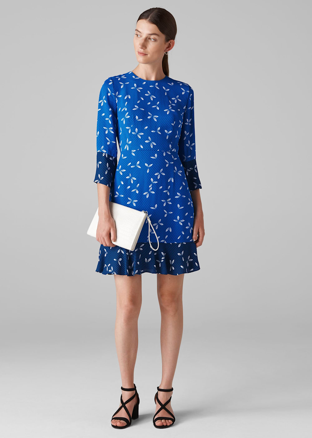 Polly spot print dress clearance