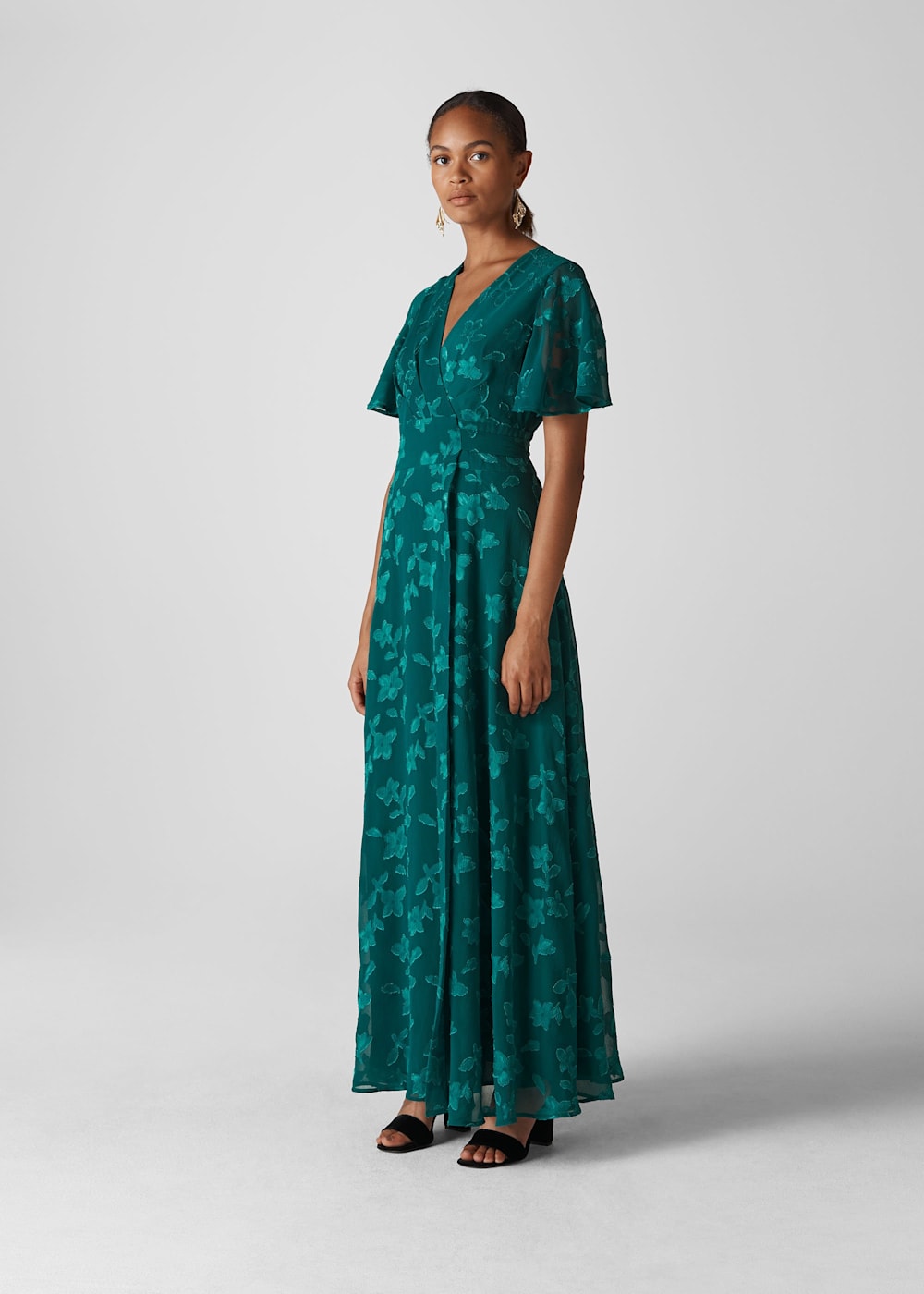 Jacquard maxi dress 2025