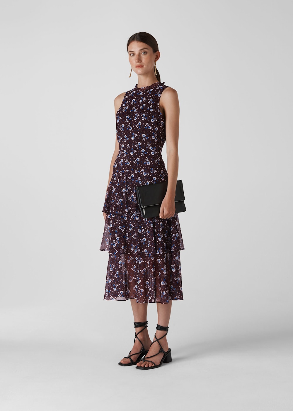 Whistles tiered dress online