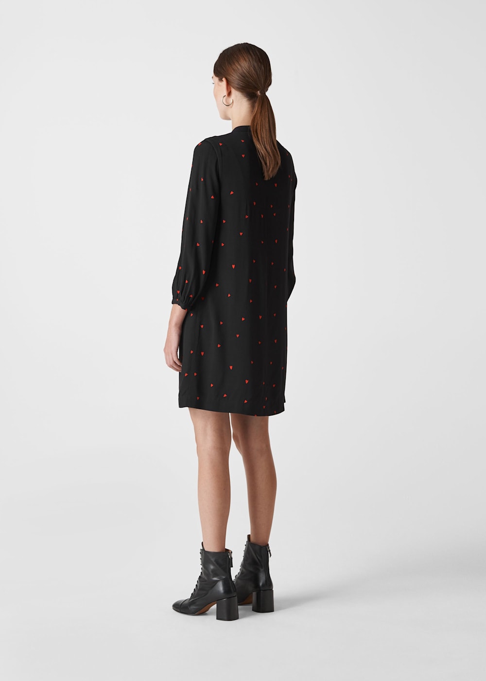 Whistles heart print dress new arrivals