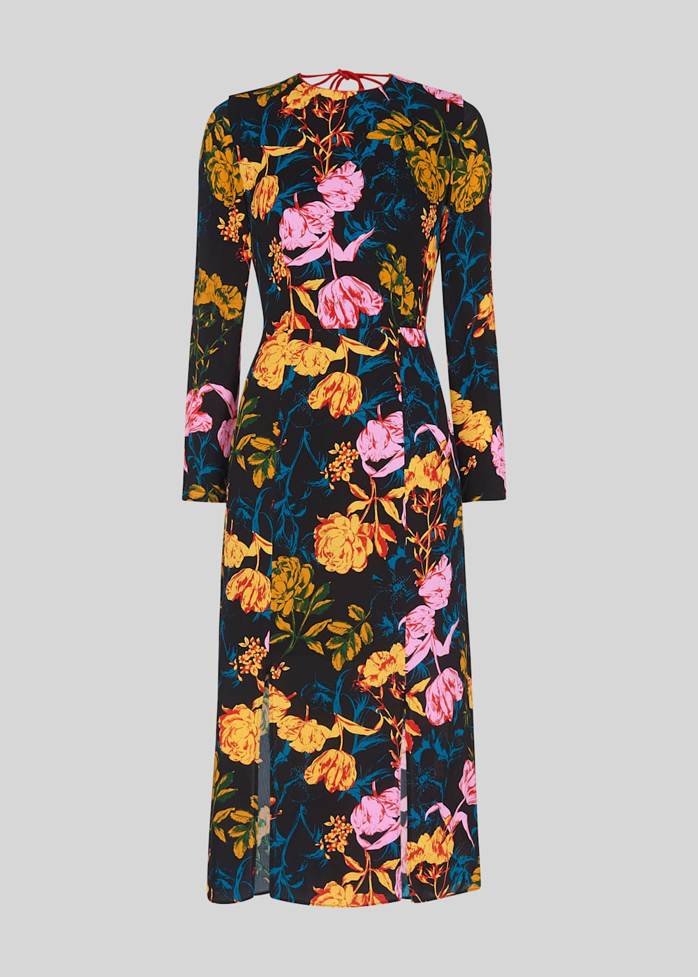 Multicolour Digital Bloom Bella Dress WHISTLES Whistles UK