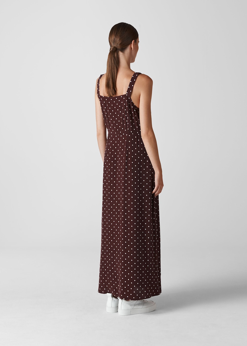 Whistles spot print maxi dress shop
