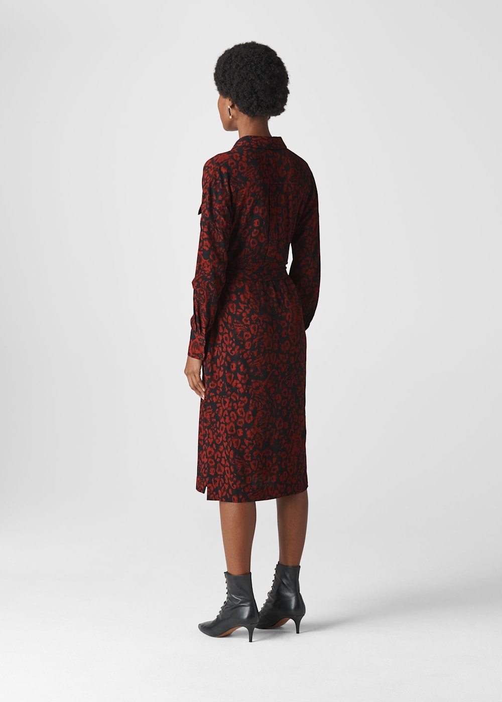 Whistles jungle cat smock dress shop