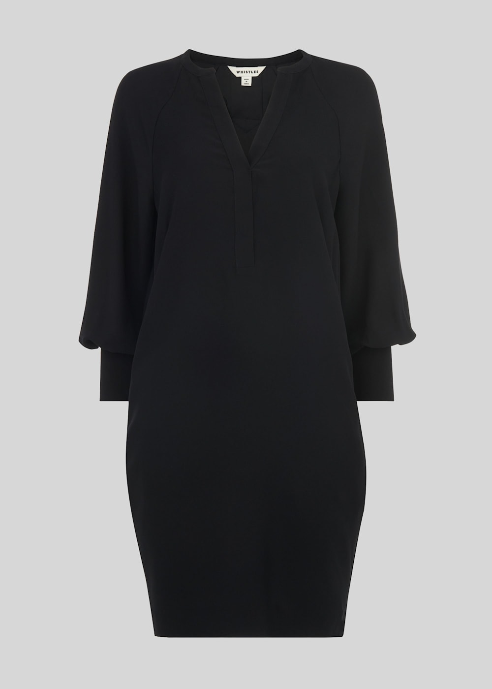 Whistles zeta rib cuff dress shop
