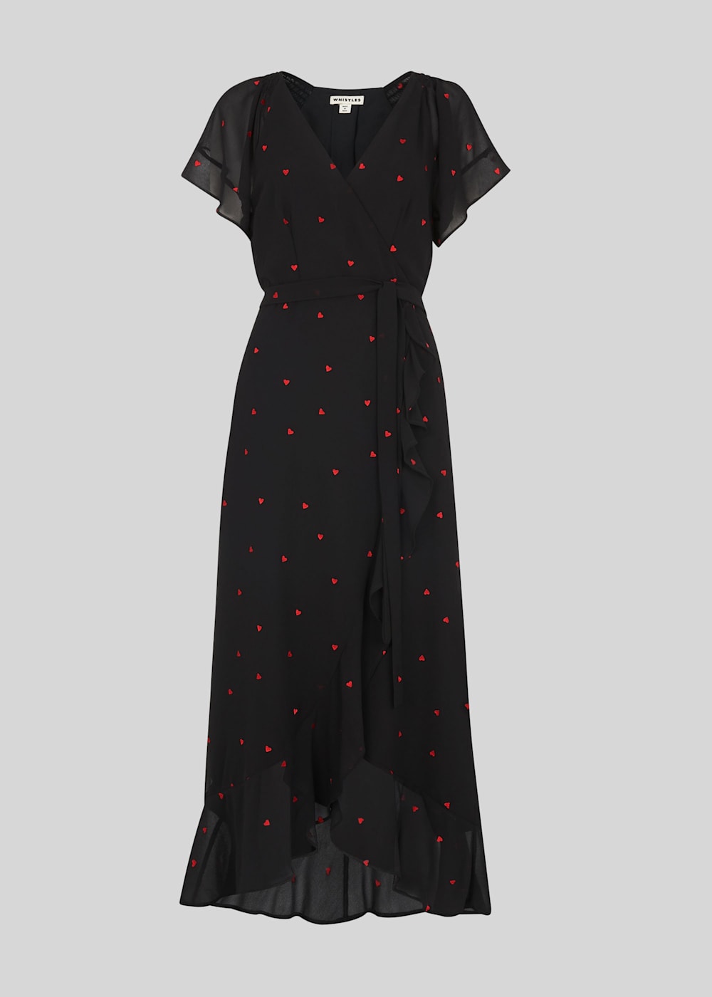 Whistles heart print dress 2025
