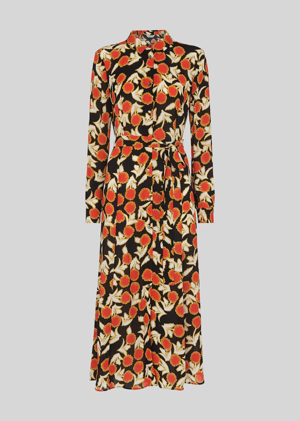Whistles triangle print shirt dress hotsell