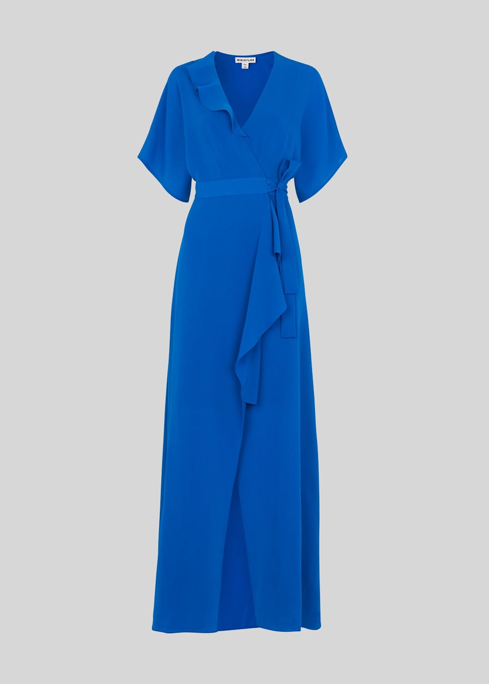 Blue Nova Frill Maxi Dress WHISTLES Whistles US
