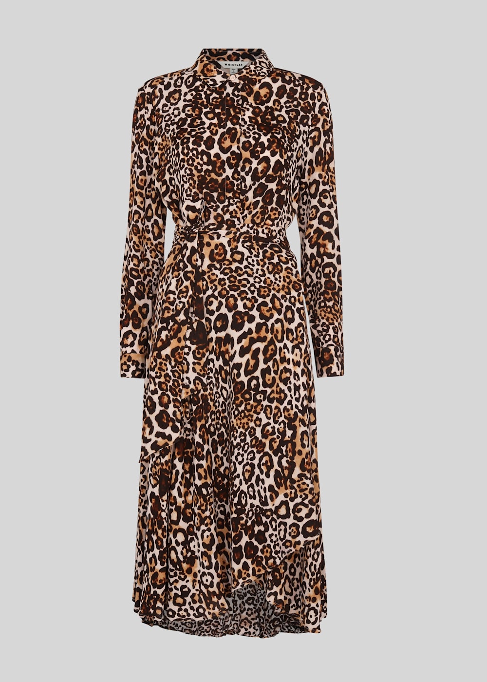 Whistles animal print wrap dress shop