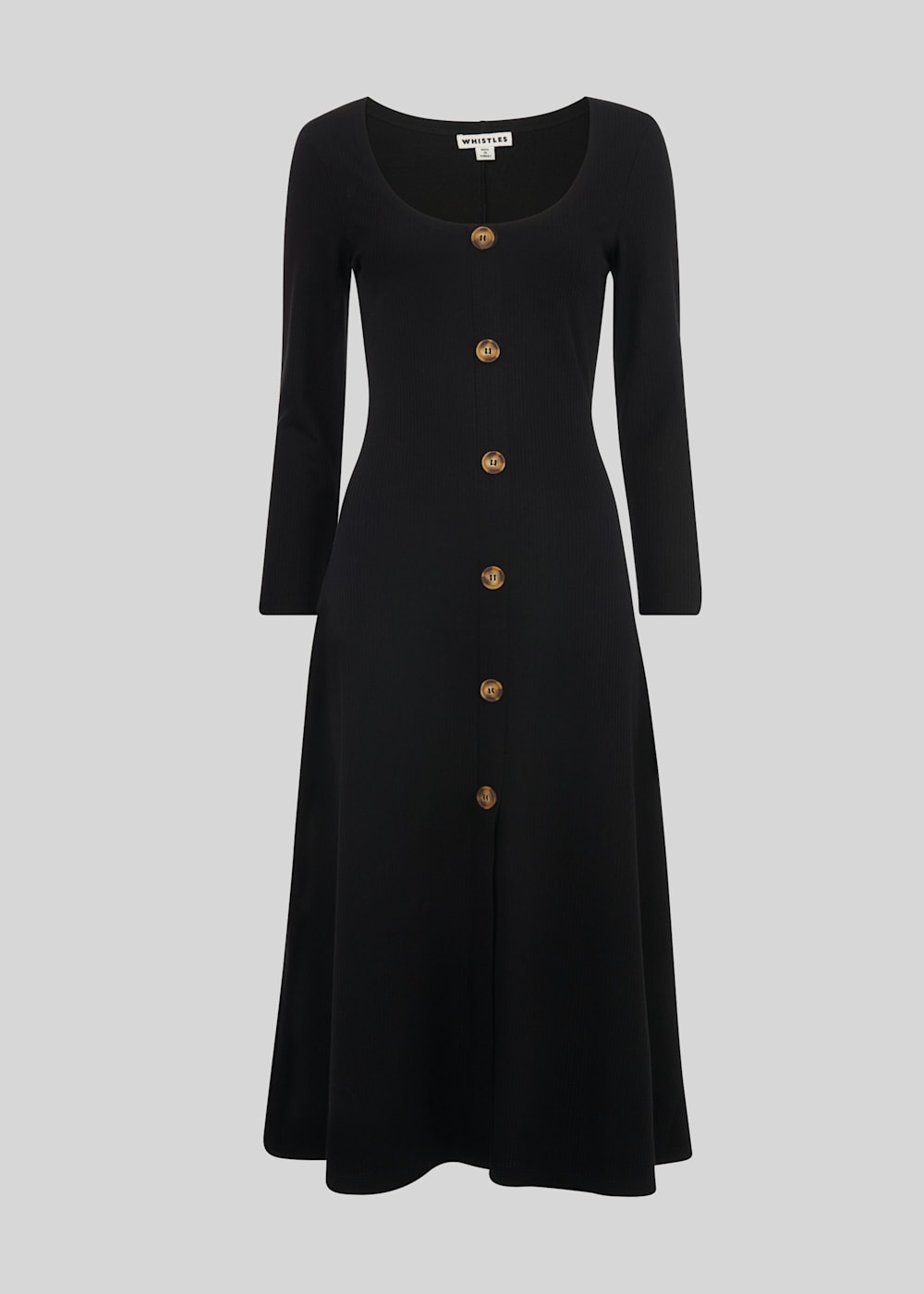 Whistles button detail jersey dress sale