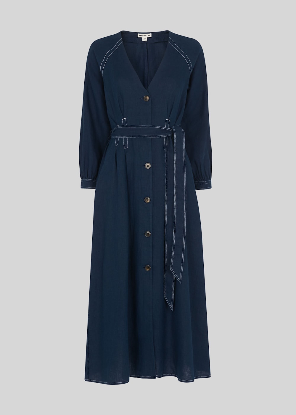 Whistles tansey linen dress store