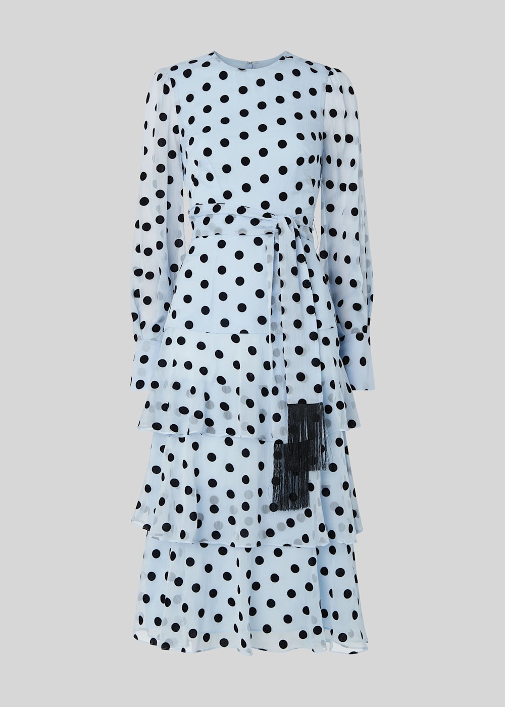 Alanza spot tiered dress new arrivals