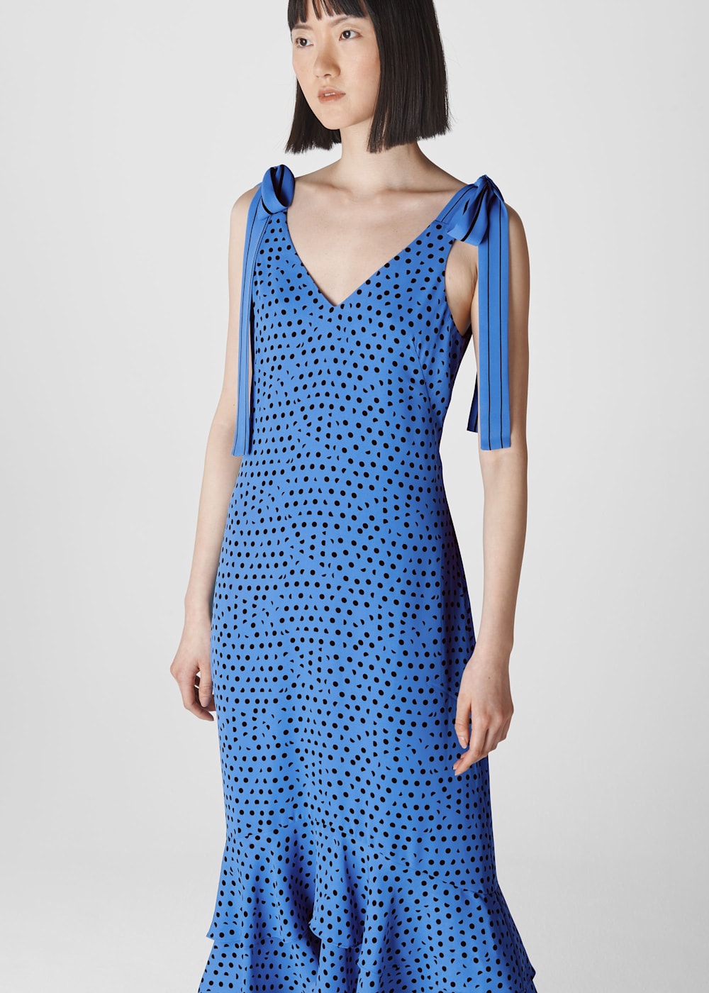 Whistles luna spot dress shop