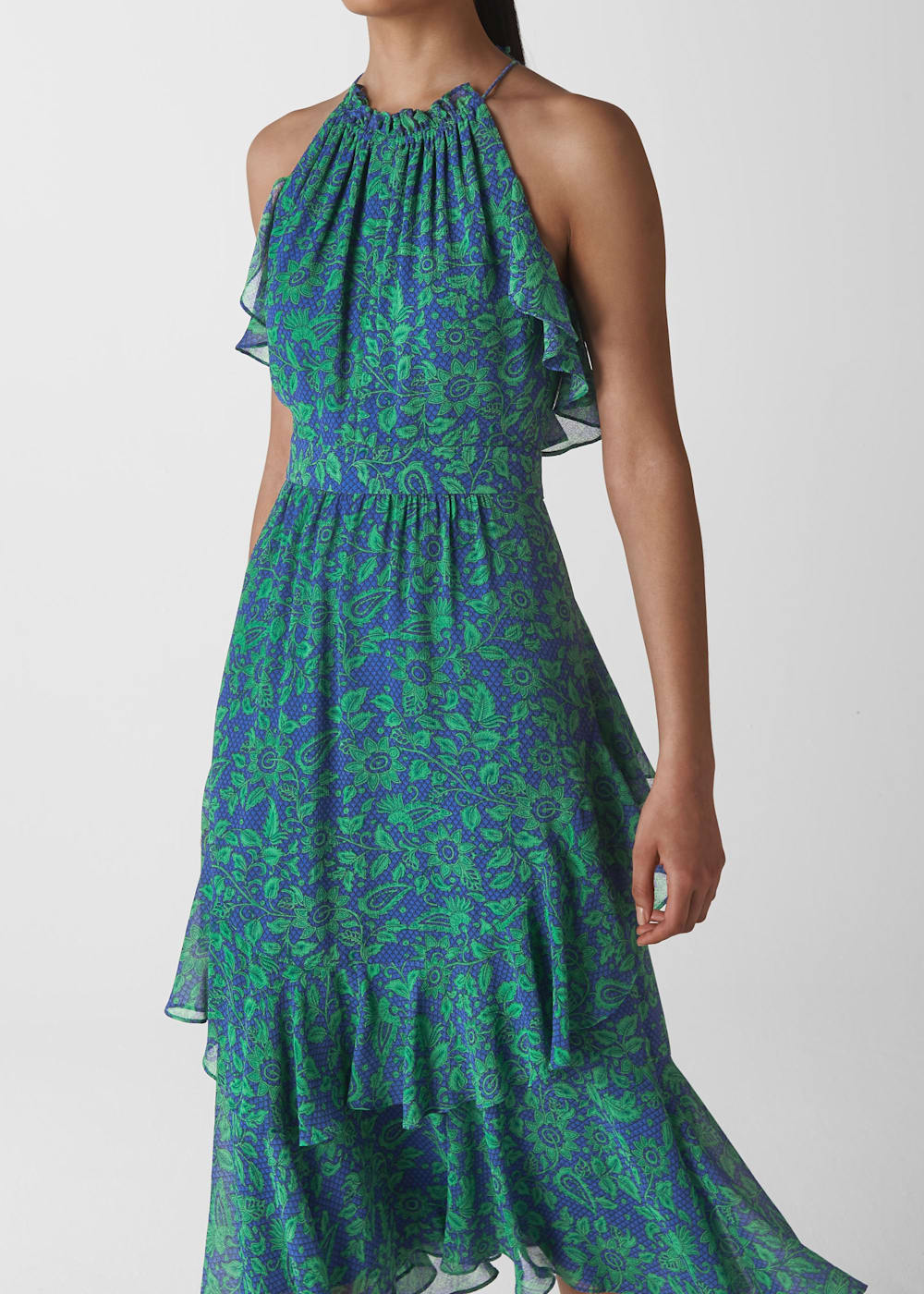 Henna print flippy dress online