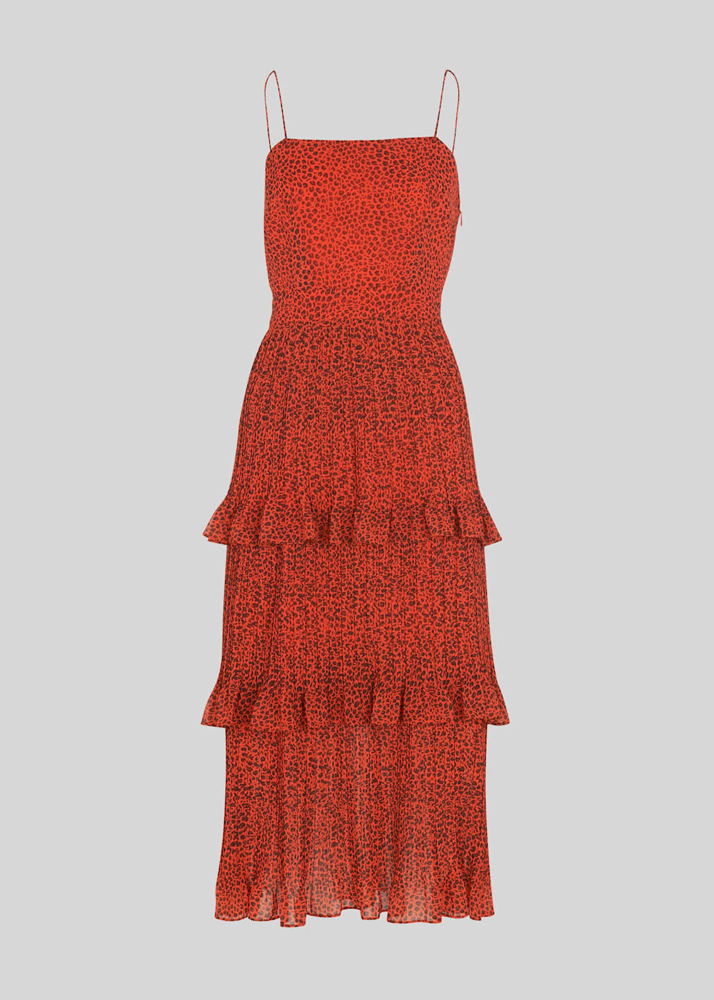 Whistles mini leopard pleated dress shop