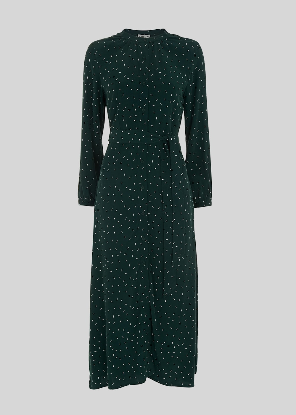 Whistles freya print shirt dress on sale