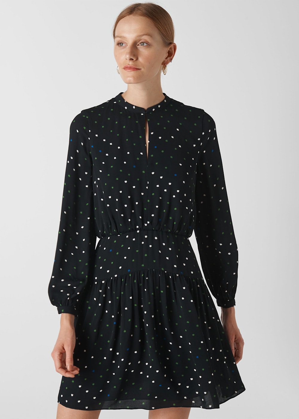 Whistles star print dress shop