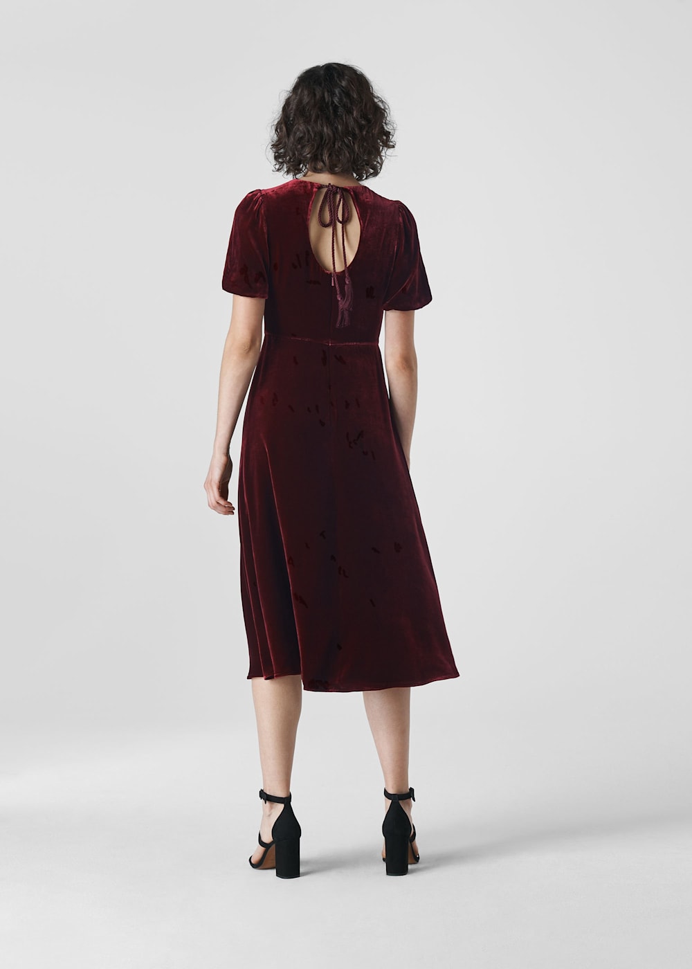 Whistles velvet dress online