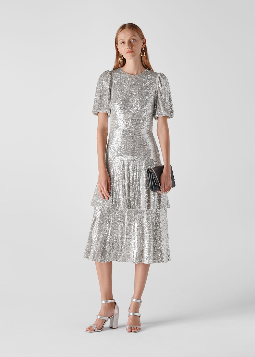 Averill mesh sequin dress store