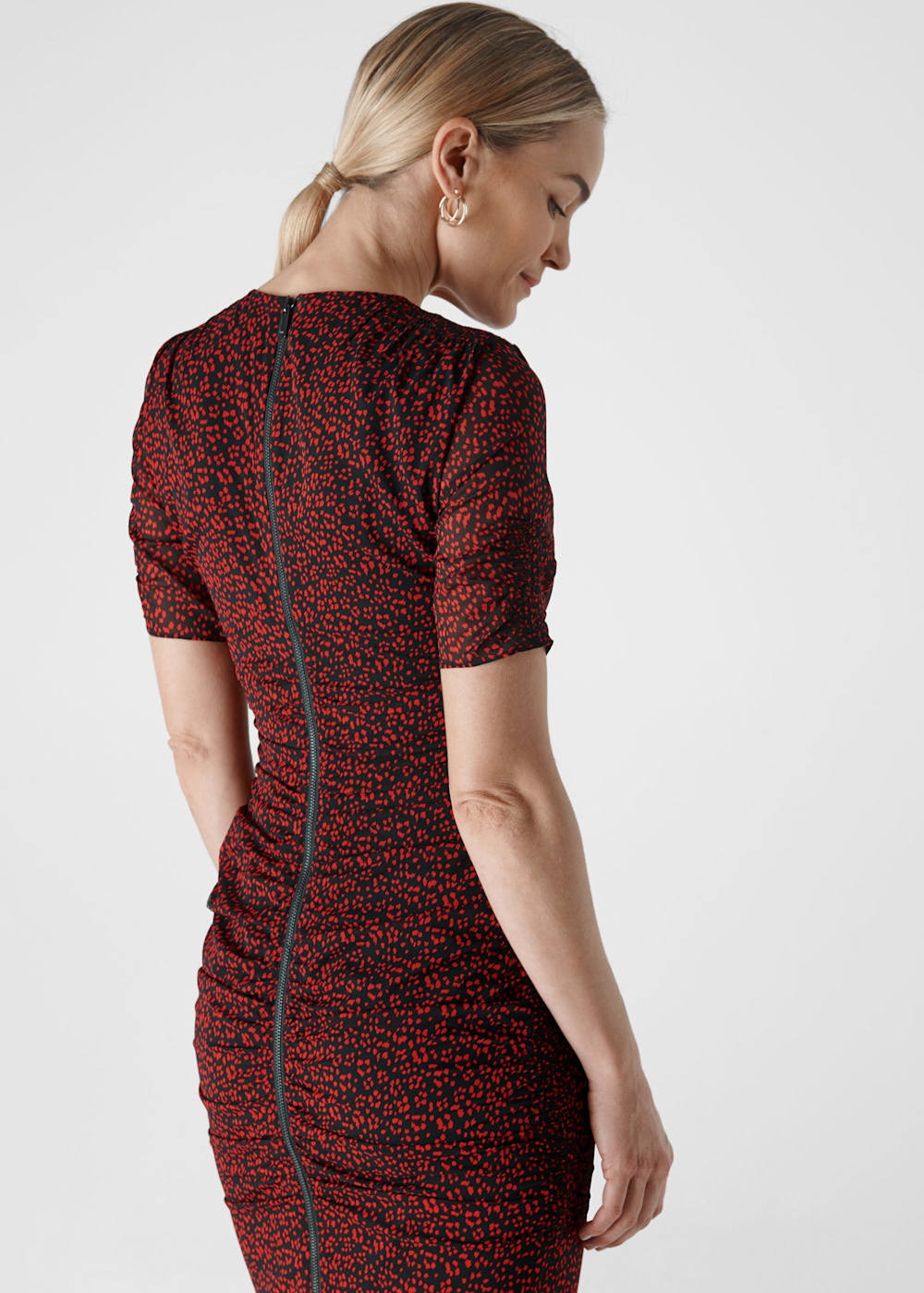 Whistles silk bodycon dress online