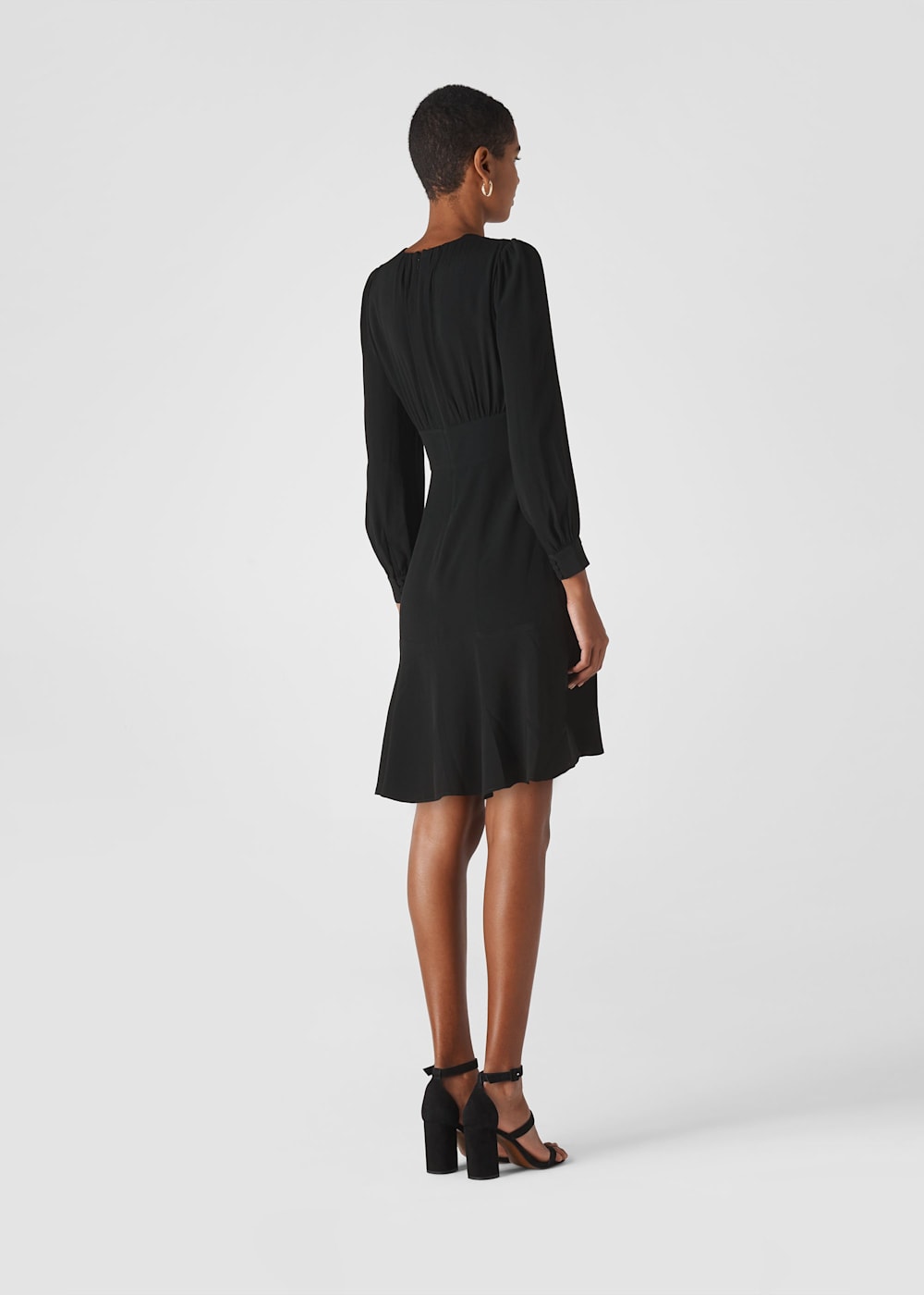 Whistles cody button through dress deals