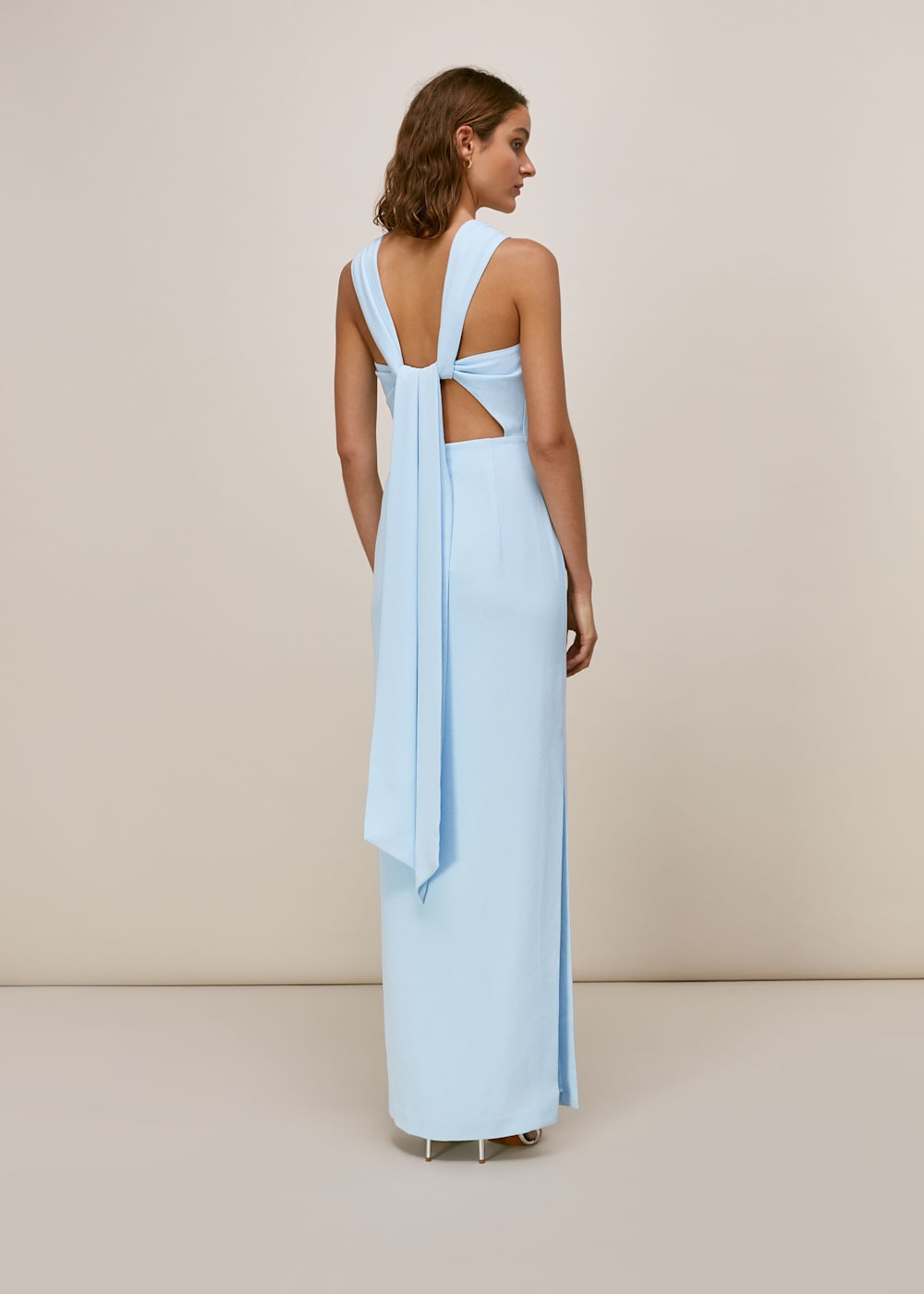 Whistles blue maxi dress online