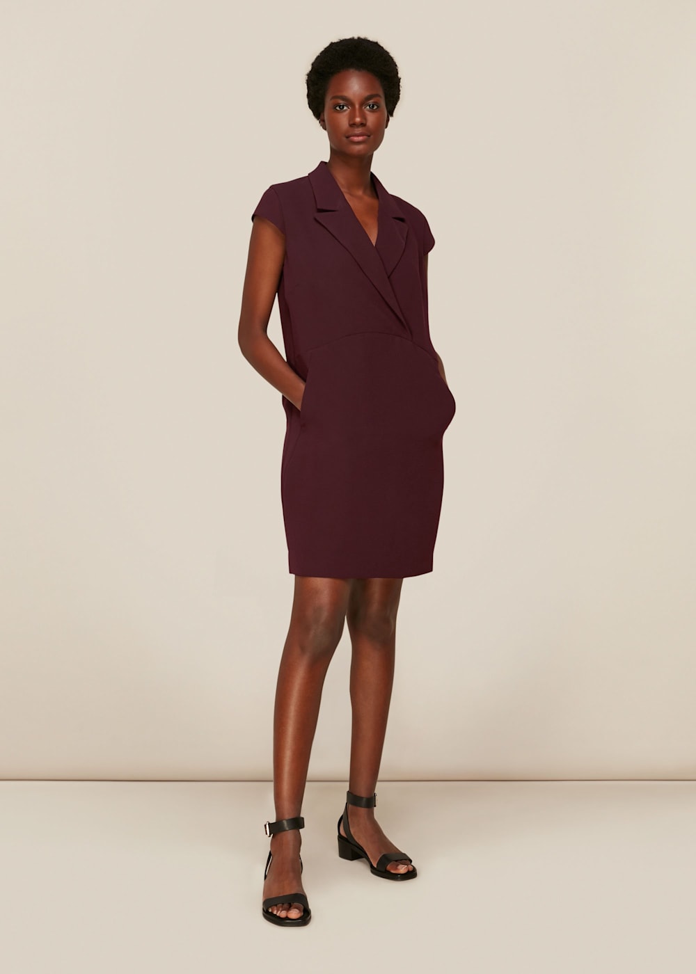 Whistles crepe dress online
