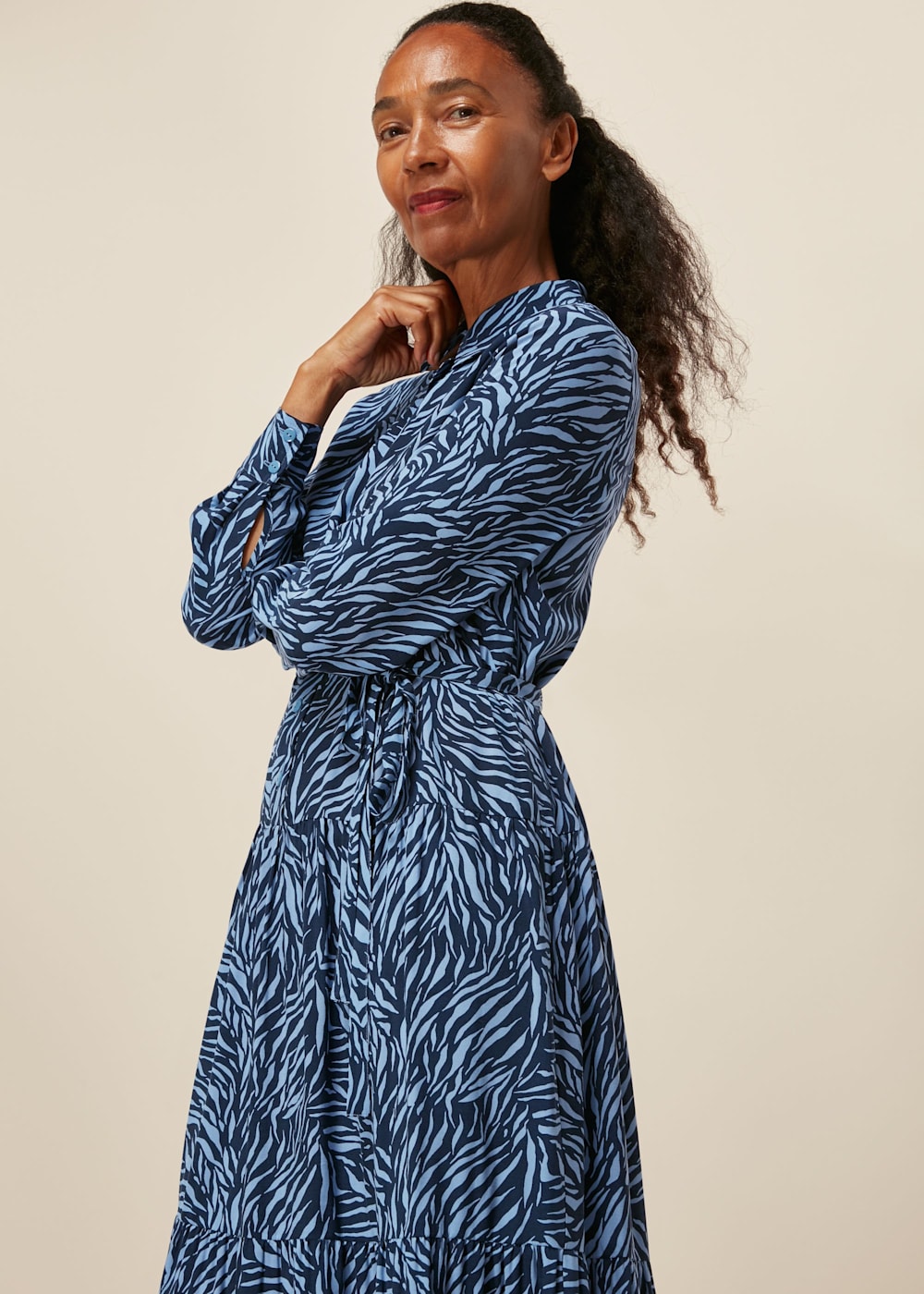 Whistles zebra print dress online