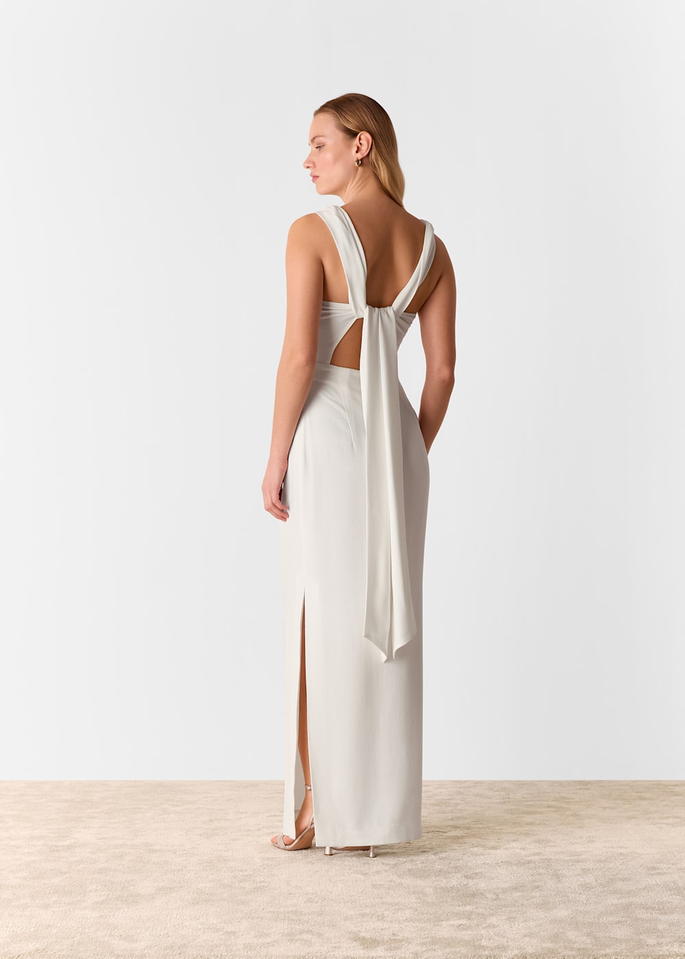 Ivory maxi dress uk sales